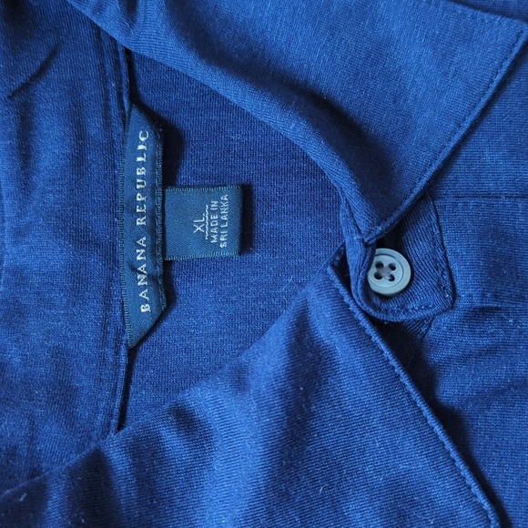 Banana Republic blue casual button down top size XL - Picture 7 of 11